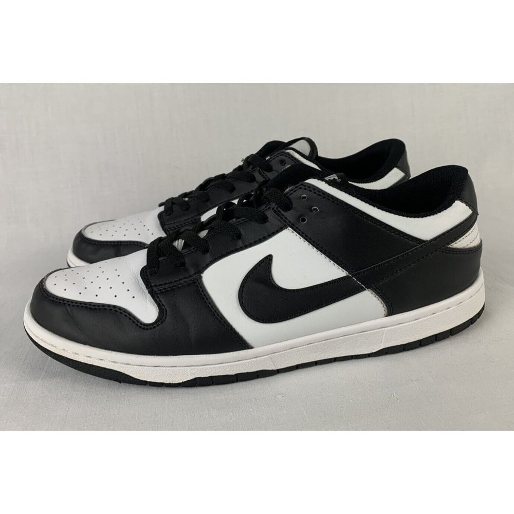 Nike Dunk Low Retro Black White Shirt Panda Sneakers Men’s 13 (DD1391-100)